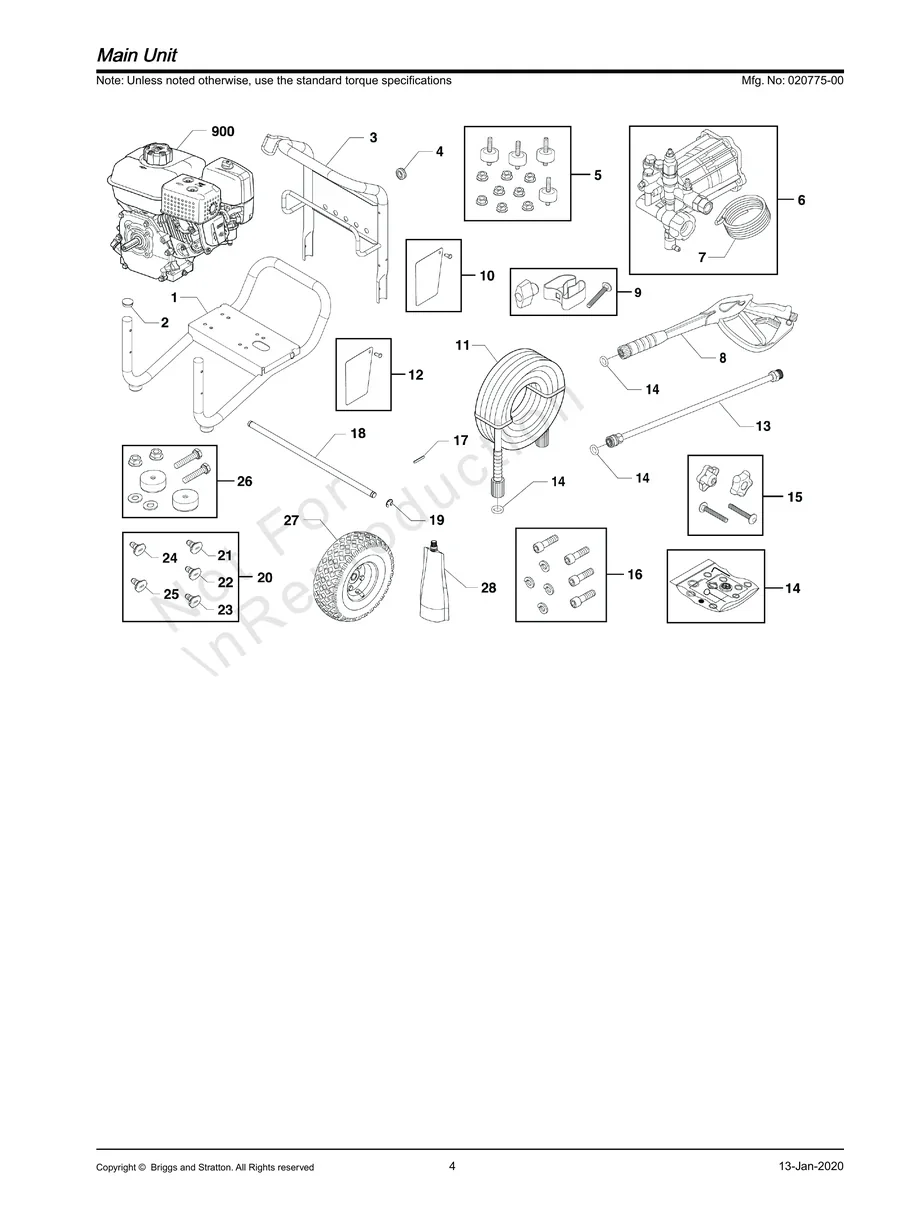 BRIGGS AND STRATTON, 020775-00, IPL.4